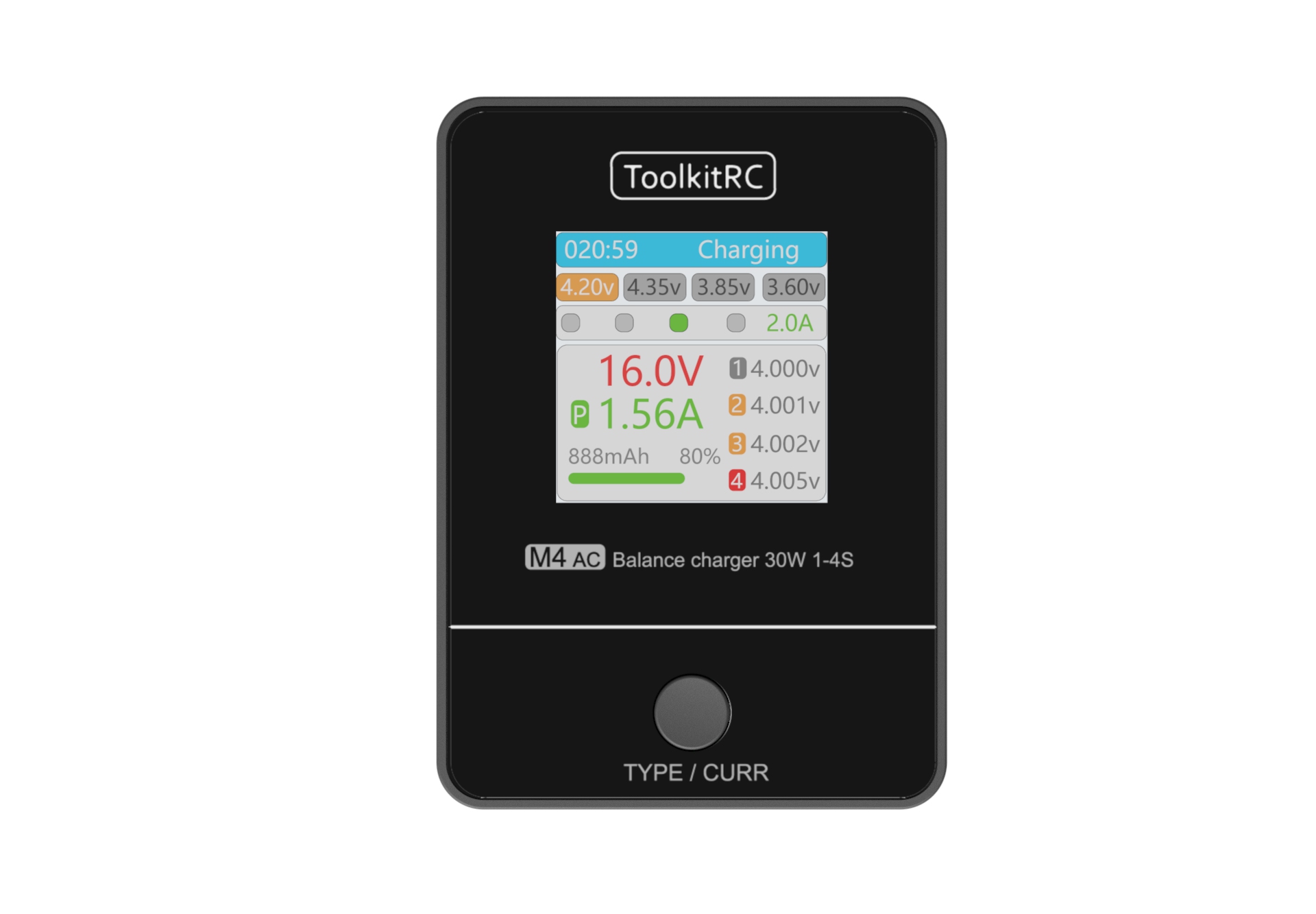 ToolkitRC M4AC 30W LiPO LiFE L - огляд і ціна Drone Racing Charger